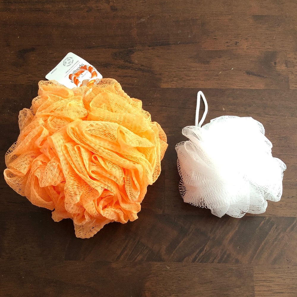 Soft Exfoliating Shower Puffs Set